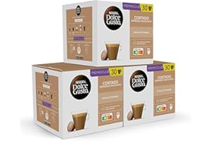 NESCAFÉ DOLCE GUSTO NESCAFÉ Dolce Gusto Cortado - Cápsulas de Café, 90 Cápsulas (3 x 30) - Notas a almendra tostada - Originales para cafeteras Dolce Gusto