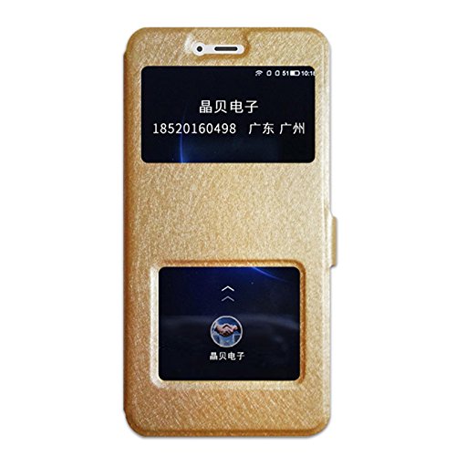 Xiaomi Redmi Note 4 Funda TOTOOSE para Xiaomi Redmi Note 4 Ultra fino PU Cuero Caso con Ver Windows Flip Stand Funci n Inner dura PC Cubrir Escudo protector Dorado Xiaomi Redmi Note 4 Funda TOTOOSE para Xiaomi Redmi Note 4 Ultra fino PU Cuero Caso con Ver Windows Flip Stand Funci n Inner dura PC Cubrir Escudo protector Dorado