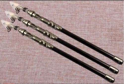 Buibao Carbon 1.8/2.1M/2.4/2.7M/3.0M/3.6M Telescopic Boat Saltwater Spining Fishing Rod, 3.6M/11.81ft