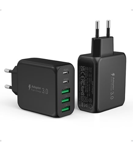 4smarts Oplaad Station Bureau GaN 65W 3X USB-C 2X AC Stopcontact USB-A Wit