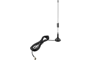 Futheda Antenn 868MHz SMA hane 5dBi Rundstrålande magnetisk bas kompatibel med Homematic CCU3 CCU2 WiFi Bluetooth gsm ISM DCS