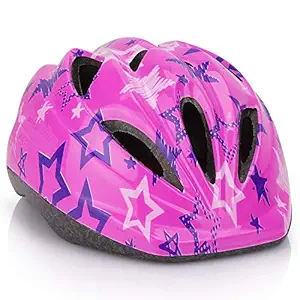 LX LERMX Kid Bicycle Helmets, Kids Bike Helmet Ages 5-14 Adjustable from Toddler to Youth Size, Durable Kids Bike Helmet with Fun Designs for Boys and Girls Safety and Comfort