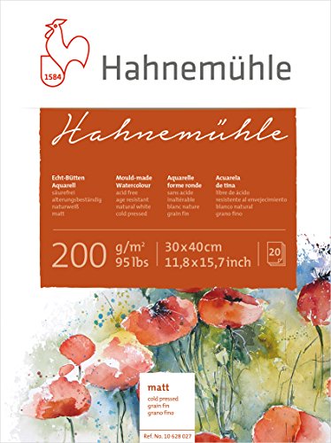 Preisvergleich Produktbild Hahnemühle AQUARELL-BLOCK #628027 30X40CM MATT