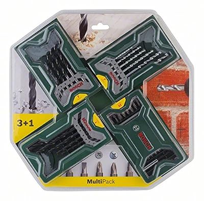 Bosch 2607017071 Pack de 4 coffrets d'accessoires