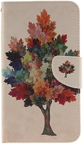 For LG V10 Case [with Free Screen Protector],Kwapo® Stylish Premium Flip Magnetic Detachable PU Leather Wallet with Credit Card Holder Slots Smart Standing Folio Book Style Ultra Thin Nice Drawing Patterns Protective Case Cover Skin for LG V10 - Wishing Tree