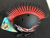 Helmuttz super cool kids moulded 3d cycle helmet Mohican age 3+