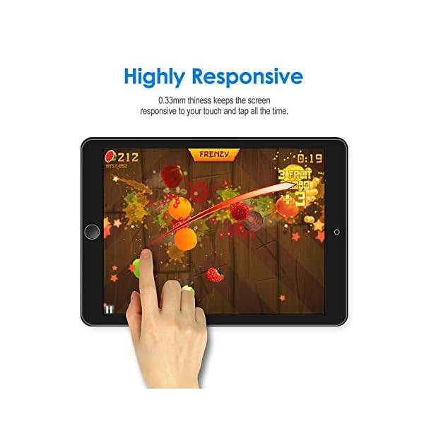 JETech Protector de Pantalla Compatible iPad mini 5 (2019) y iPad mini 4, Vidrio Templado - Image 5