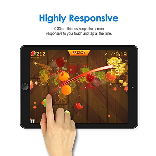 iPad mini 4 Schutzfolie, JETech Gehärtetem Glas Panzersglas Premium Folien Schutzfolie Displayschutz Screen Protector für Apple iPad mini 4 – 0900 - 4
