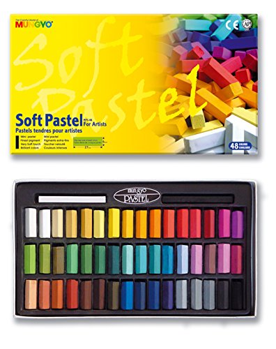 Square Soft Half Stick Pastels 48-Piece Set MPS 48