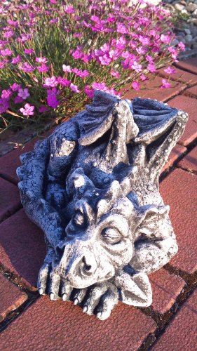 Großer schlafender Drache Feng Shui Dragon aus Steinguss, frostfest - 2
