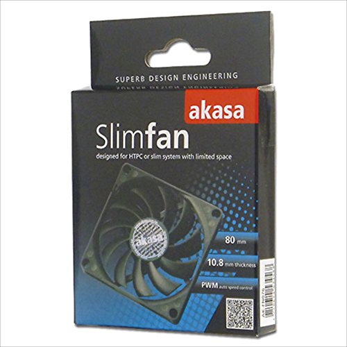 Akasa AK-FN076 Slimfan 80mm Lüfter, 4-Pin PWM - 3