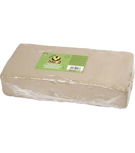 Pasta De Modelar Glorex Modellierton Weiss 1 Kg En Blanco – Lista Para Usar, Suave Y Fácil De Pintar Tras El Secado