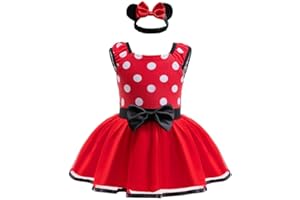 Lito Angels Deguisement Robe Mouse pour Bebe Filles avec Bandeau Taille 0-24 mois