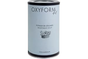 OXYFORM BY OXYLENT Laboratoires Oxyform I Soupe Substitut Repas Soupe Diététique I Préparation Shake Poudre Protéine Salé I Prise Masse Musculaire & Vitamines I Faible Teneur Matière Grasse & Sucre I Goût Légumes 400 g