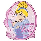 Lavar a máquina. Disney Princess- Alfombra de Cenicienta para niñas (69cm x 80cm/Rosa)