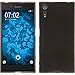 Price comparison product image PhoneNatic Silicone Case compatible with Sony Xperia XZs - matt gray Cover + protective foils