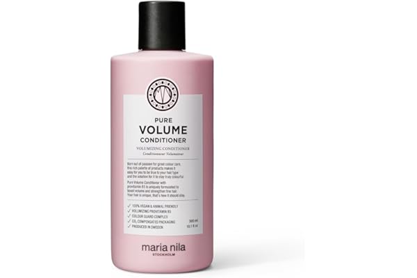 Maria Nila Pure Volume, Vitamine B5 Apporte du Volume aux Cheveux Fins, 100% Végan