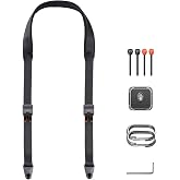 PGYTECH Camera Shoulder Strap Camera Straps for Photographers Adjustable Quick Release Dslr Camera Neck Strap 110-152cm -Blac