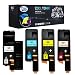 Produktbild Cool Toner 4-Packung Kompatibel für Dell 1250 1250C 1350CNW 1355CN 1355CNW, C1765NF C1760NW C1765NFW, Kompatibel für 593-11016 593-11021 593-11018 593-11019