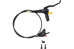 ZUKKA Shimano MT200 VTT Kit de Freins à Disque Hydraulique & Disque de Frein RT26 6 Trous Disque de Drein 160mm pour VTT, Vélo Electrique, Fatbike