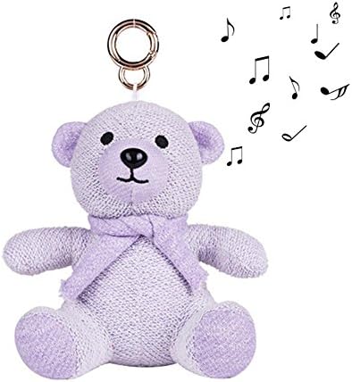 Cute Portable Bluetooth Bear Speaker 6.7 Inches / Wireless Speaker / Mini Rechargeable Speaker (Purple) - An Ideal Gift for All Occasions!