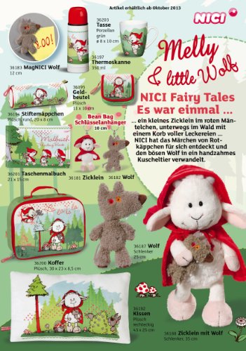 Nici 36192 – Kissen Zicklein Melly, Plüsch, rechteckig, 43 x 25 cm - 2