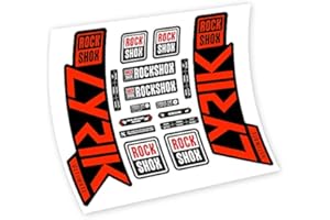 VINILOSBICI Vinilo Adhesivo Compatible con Horquilla Rock Shox Lyrik Ultimate 2019-2020 Pegatinas en Vinilo Adhesivo Horquilla