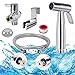 Produktbild Bidet Handbrause, TopDirect Edelstahl Messing Toilette Bad Bidet Set Massiv Waschbeckenbrause, Bidet-Armaturen mit Schlauchbrause inkl