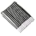 Rosennie 50pcs Disposable MakeUp Lip Brush,Lipstick Wands Applicator,Make Up Tool (Black)