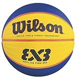 wilson 3x3 replica Basketball Wilson Fiba Pelota, Naranja, 6