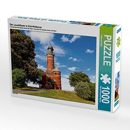 Preisvergleich Produktbild Der Leuchtturm in Kiel-Holtenau 1000 Teile Puzzle quer