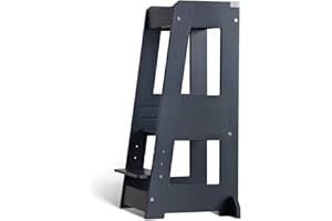 tiSsi Lernturm Learningtower Felix, Entdeckertum Montessori mitwachsend Buche grau