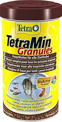 TETRA TetraMin Granules - Aliment Complet en granulés pour Poisson tropicaux - 500ml