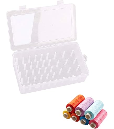 Unbekannt Gütermann Medium Aufbewahrung Organizer Box für 18 Nähgarn Spulen Küche, Haushalt & Wohnen