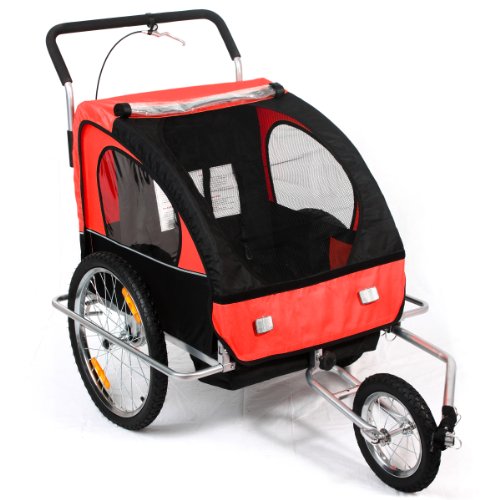 SAMAX 2 in 1 Fahrradanhänger und Jogger - 6