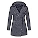 Produktbild Staresen Damen Mantel Winterjacke Wintermantel Lange Jacke Outwear Frauen Winter Warm Warm Long Jacke mit Reißverschluss und langärmeliger Jacke für Frauen