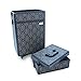 Roo Beauty Arabella Beauty Trolley Hairdressing Case, Manicure And Nail Case In Imperial Black