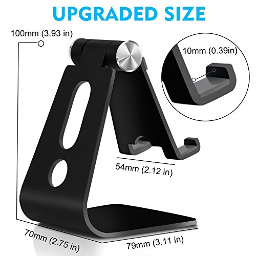 Multi-Winkel Handy StÃ¤nder, Phone StÃ¤nder, Handyhalterung, iPhone Dock, Wiege, Einstellbare Lade & Anti-Skid Handy Halter fÃ¼r Samsung, Tisch ZubehÃ¶r, Schreibtisch, E-Reader, andere Smartphone