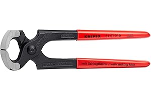 Knipex Tenaza para carpintero negro atramentado, recubiertos de plástico 210 mm (cartulina autoservicio/blíster) 51 01 210 SB