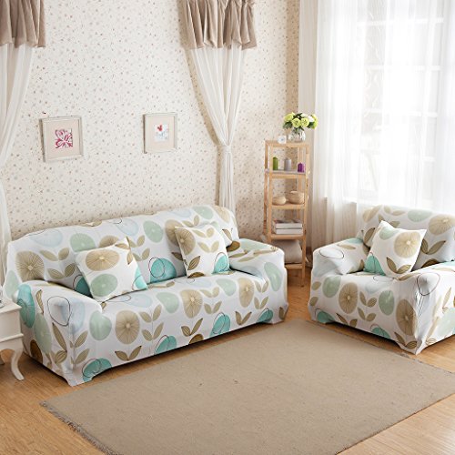 Elastisch Stretch Sofabezüge Für Einzel / 3-Sitzer Couch – Frische Touch, 190-230cm - 6