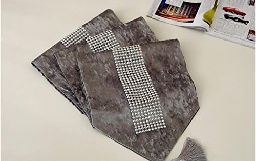 Miaoge-Continental-Mode-Samt-Tischlufer-Couchtisch-Flagge-Polster-Stoff-Tee-Sthle-Mode-Bett-Flagge-30200cm