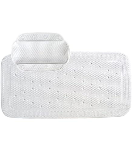 Kleine Wolke Stars Tappetino Da Doccia Antiscivolo In PVC - 55x55 Cm - Grigio Argento - Lavabile In Lavatrice - 2