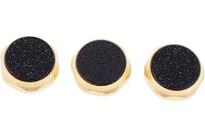 H HILABEE 3 Stück Ventil Knopf/Knöpfe, Fingerknöpfe für Trompete Reparatur Werkzueg - Blauer Sandstein