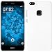 Produktbild PhoneNatic Case für Huawei P10 Lite Hülle weiß gummiert Hard-case + 2 Schutzfolien