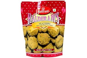 SARAS FLAVOURS OF ASIA Haldiram's Popular Indian Savouries / Treat for Every Occasions - Mathri 200G-(Pack of 10)