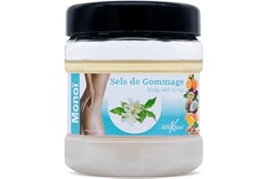 déliKtess® - Gommages pour le corps parfumés - 600 gr - Exfoliant au sel marin - 18 parfums - Fabriqués en France (Monoi)