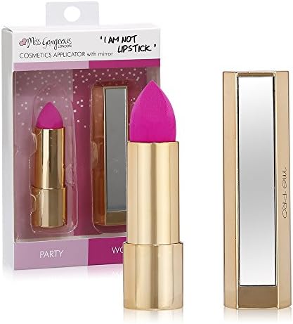 Miss Gorgeous Makeup Sponges Beauty Blender Cosmetics Sponge &amp; Tools (Lipstick Puff) 1pcs/Rose