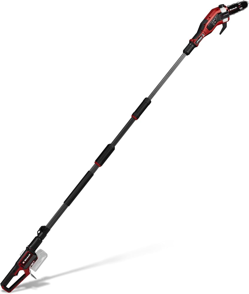 Einhell Professional Akülü Yüksek Dal Budama GP-LC 18/20 Li T BL-Solo | PXC | 18 V | 18 cm kesme uzunluğu | Kömürsüz | 7 m/s zincir hızı | otomatik zincir yağlama | akü hariç