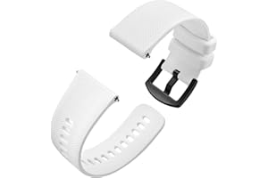 Anbeer Silicone Quick Release Watch Straps for Men Women, Rubber Replacement Watch Bands, Strap Width 16mm 18mm 20mm 22mm 24mm