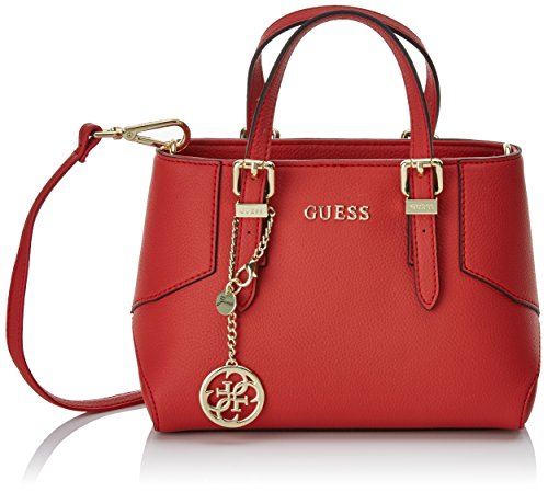Guess Isabeau, Women's Shoulder Bag, Rosso, 13x16.5x22 cm (W x H L)